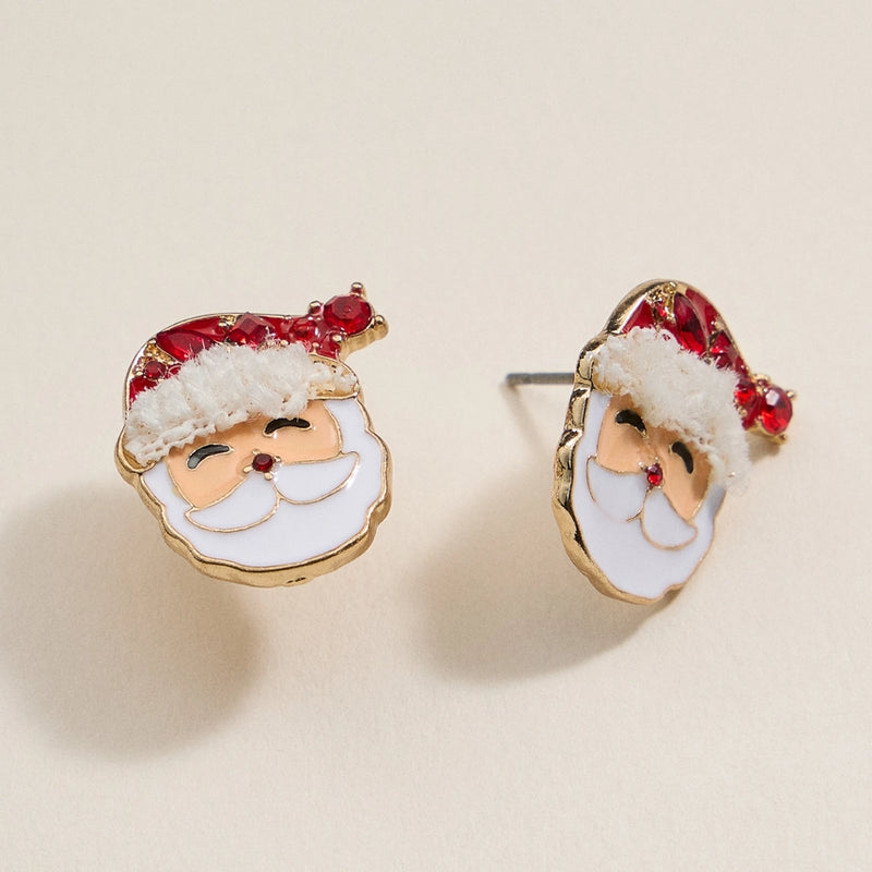 Santa Claus Stud Earrings