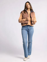 Issey Reversible Puffer Vest Odyssey Grey Clove