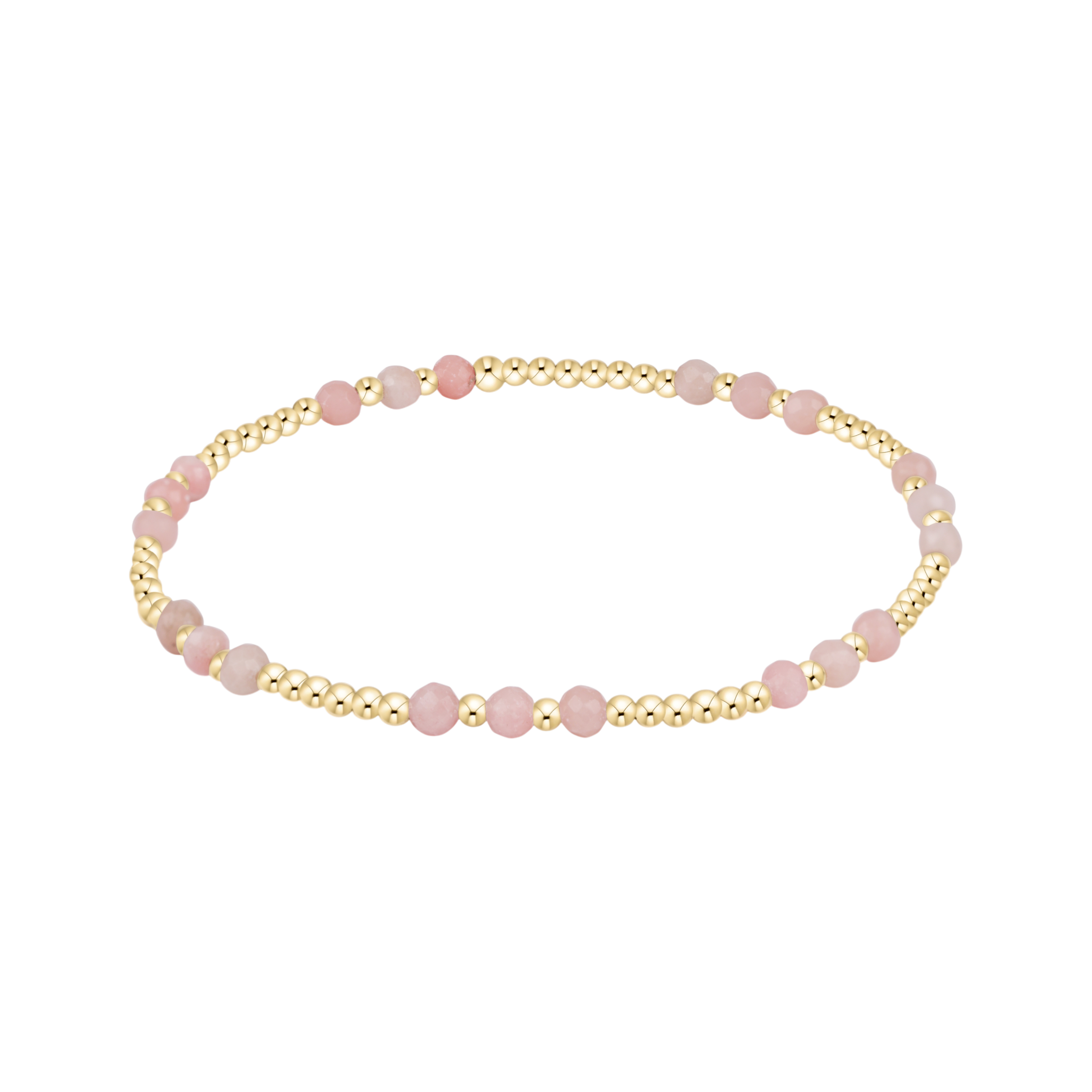 Joy Gem 3mm Bracelet Pink Opal