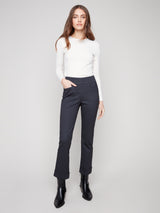 Printed PDR Rolled Cuff Pants Navy