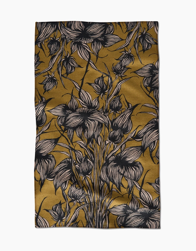 Geometry Tea Towel Stay Saffron