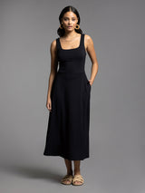 Tori Fit 'N Flare Dress Black