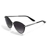 Ferrara Gatta Sunglasses - Black + Silver