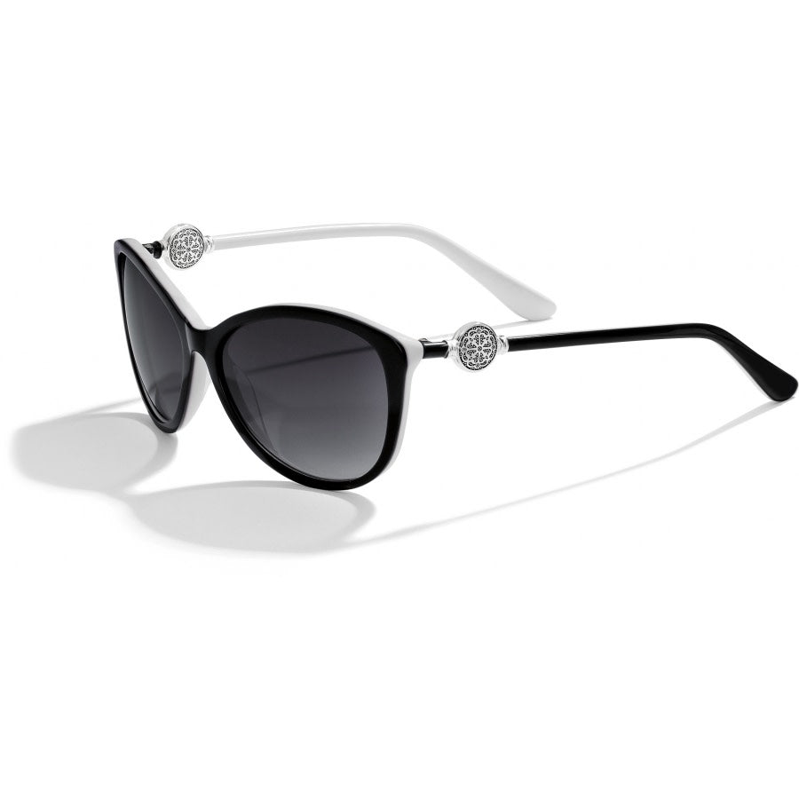 Ferrara Black + White Sunglasses