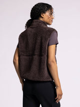 Skylar Sherpa Vest Raisin
