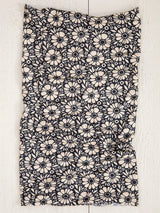 Full Boho Bandeau Black White Daisies