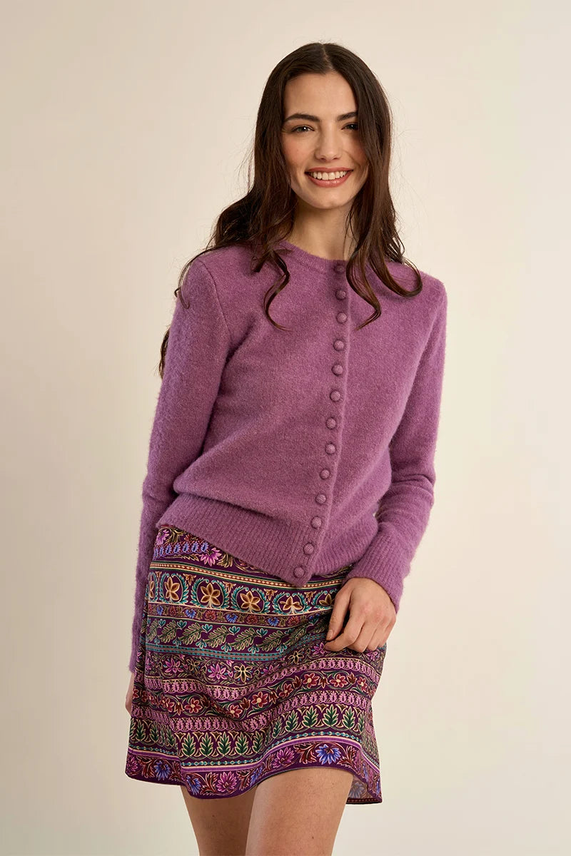 Knit Buttoned Cardigan