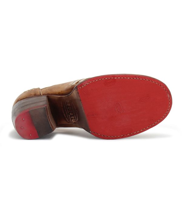 Gabrianna Heeled Loafers Tan Rustic Nectar Lux