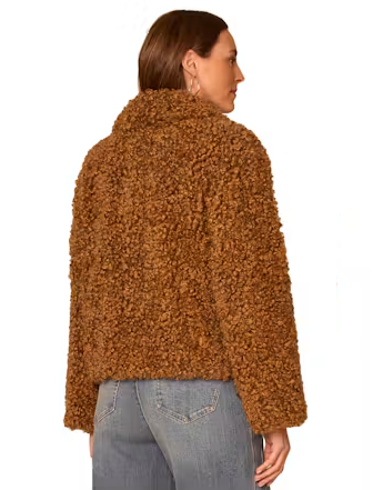 Wide Collar Drop In Pocket Jacket