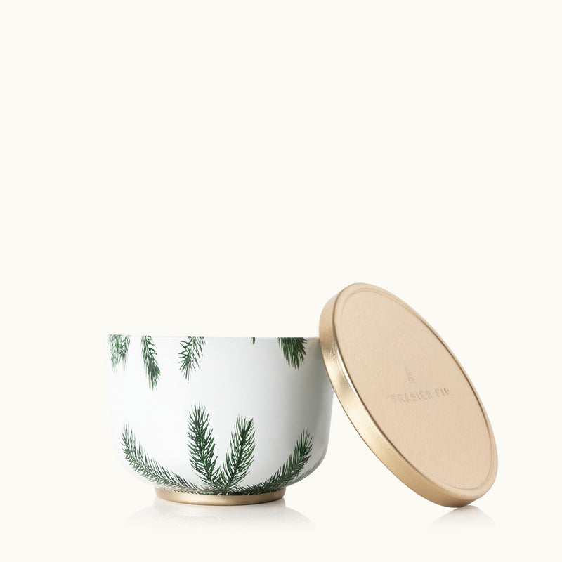 Frasier Fir Gold Lid Tin Candle