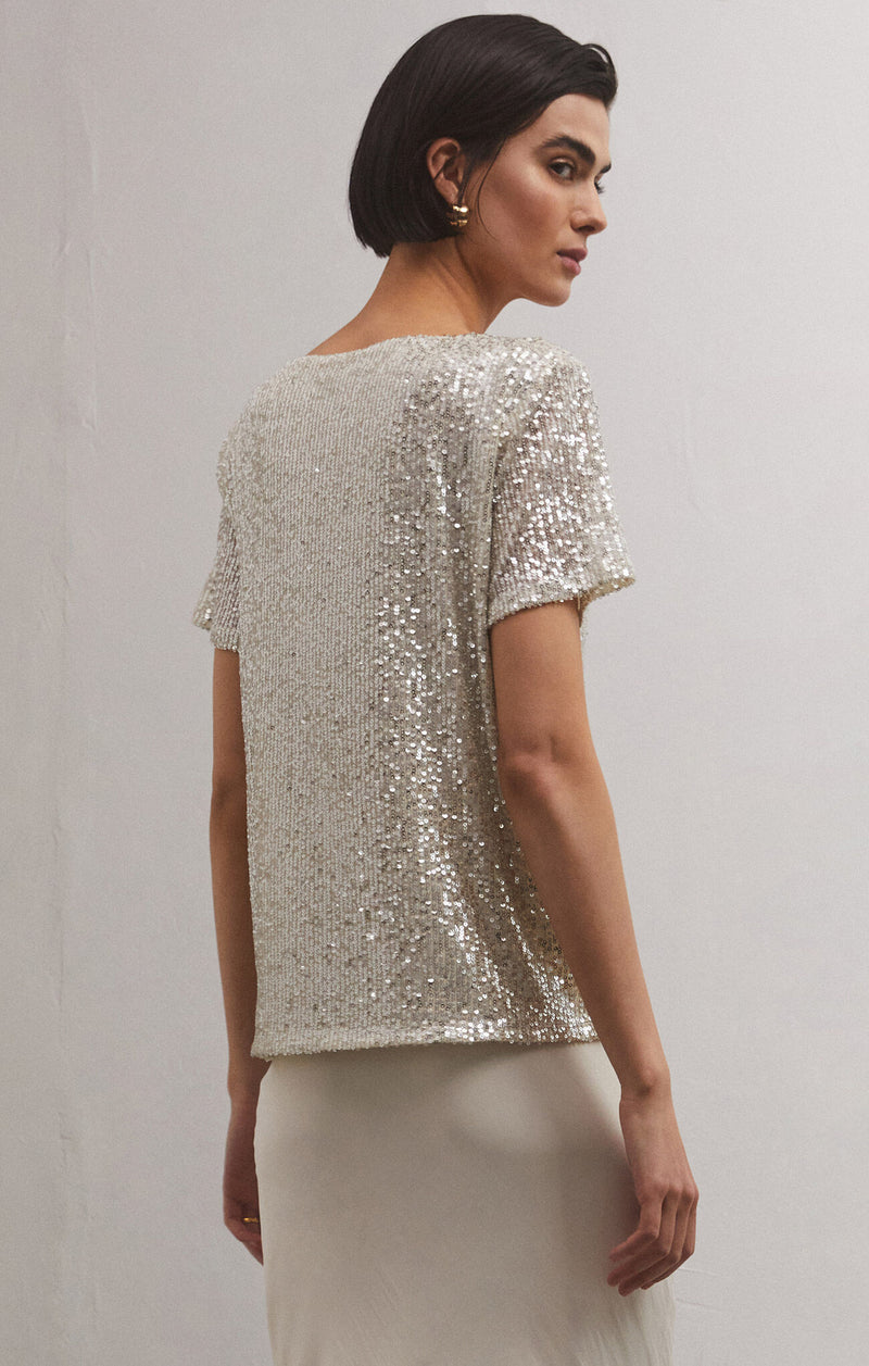 Marbella Sequin Top Stardust