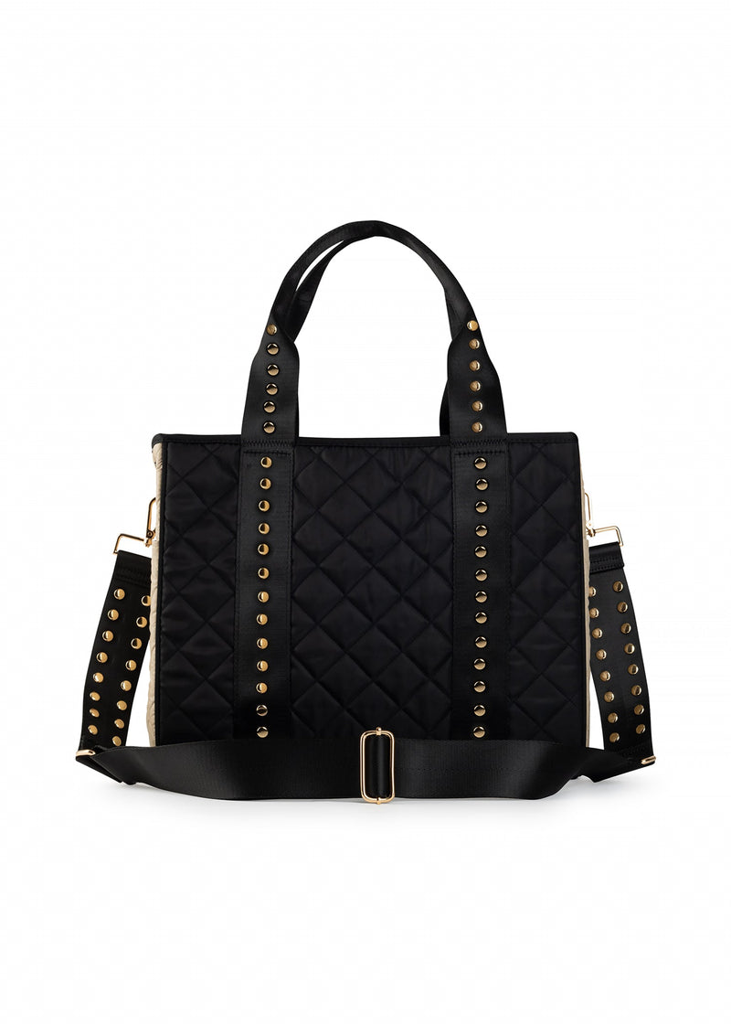 Jaime Quilted Puffer Tote