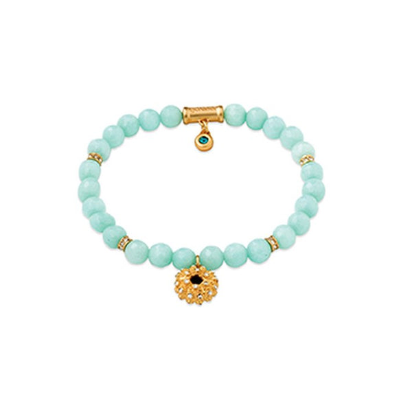 Stretch Bracelet - 6mm Aqua | Urchin