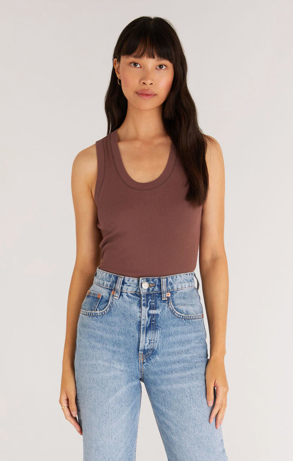 Sirena Rib Tank Espresso