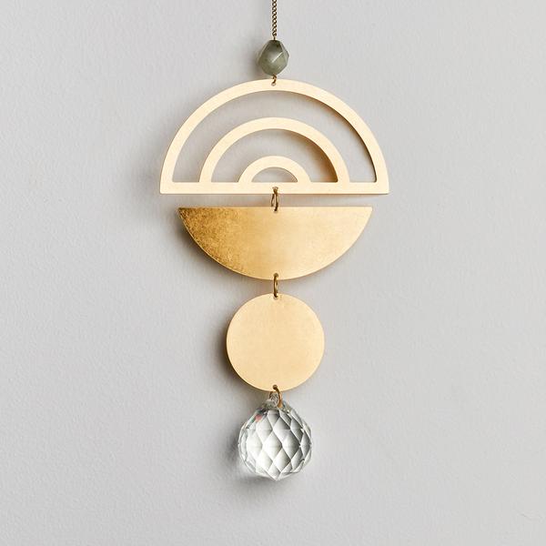 Crafted Suncatcher Rainbow | Labradorite