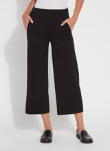 Aries Crop Relaxed Wide Leg Pants Black