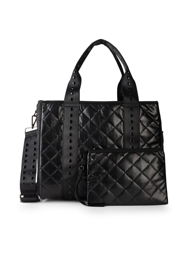 Jaime Quilted Puffer Tote