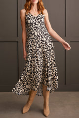 Sleeveless High Low Dress Frost Grey