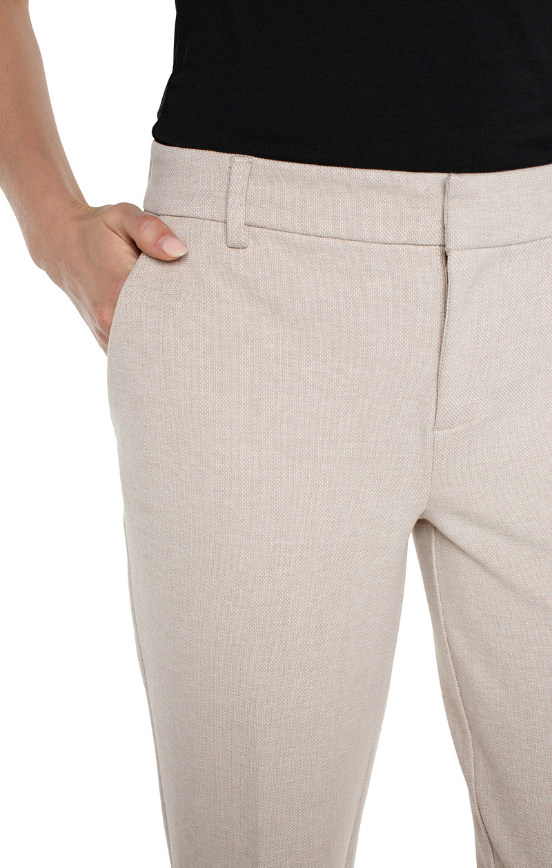 Kelsey 29" Knit Trouser  Stone Tan