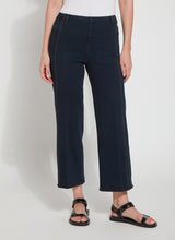 Payton Wide Leg Crop Indigo