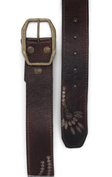 Mohawk Belt Teak Rustic