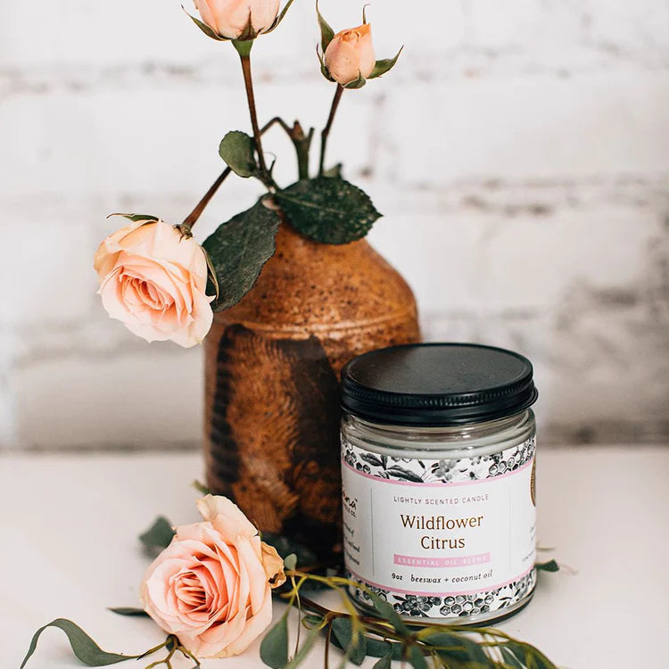 9 OZ Essential Oil Jar Candle
