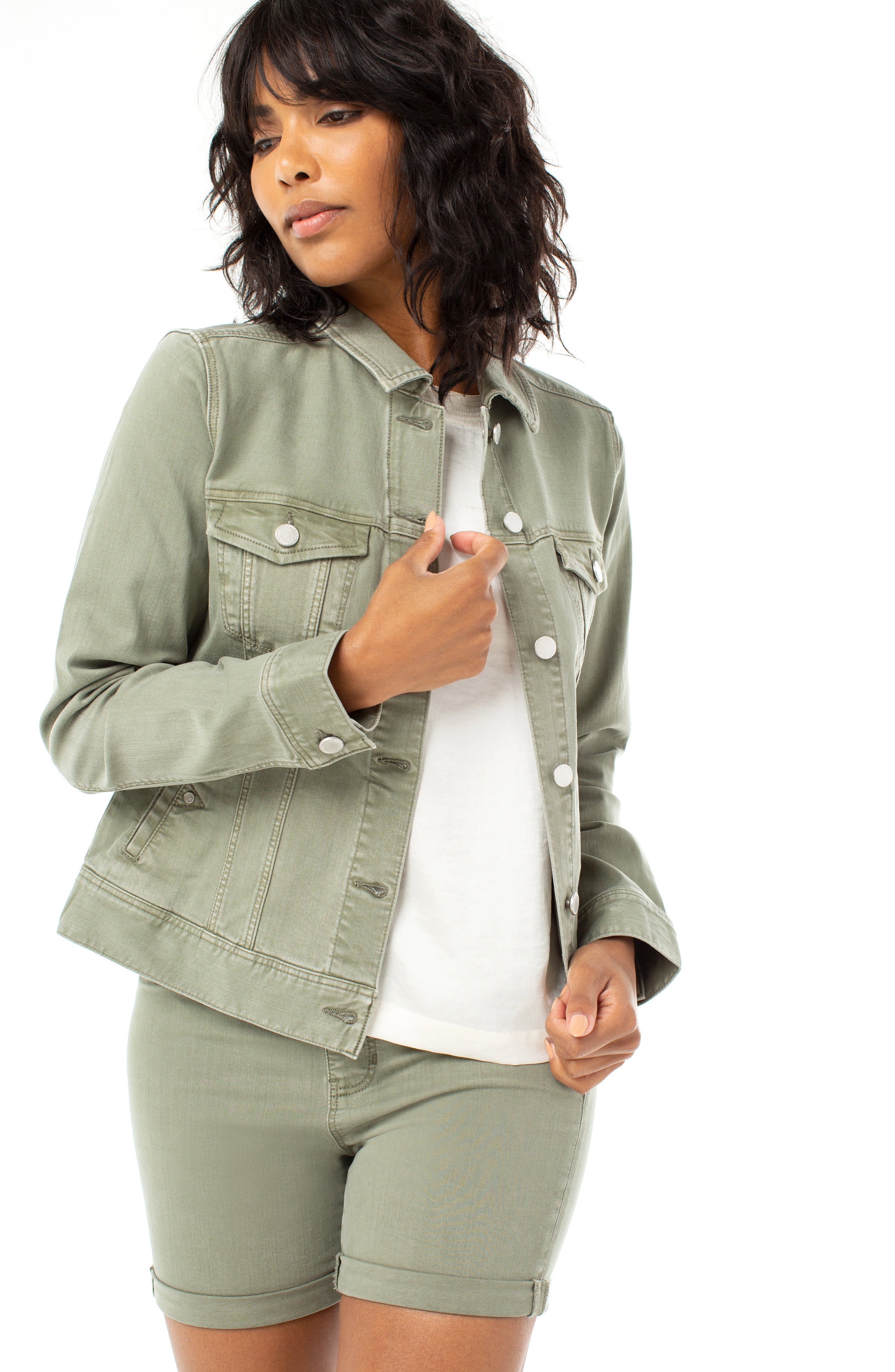 Classic Jean Jacket Saguaro Palm