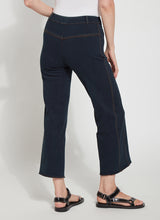 Payton Wide Leg Crop Indigo