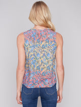 Sleeveless Ruffle Neck Top Glory