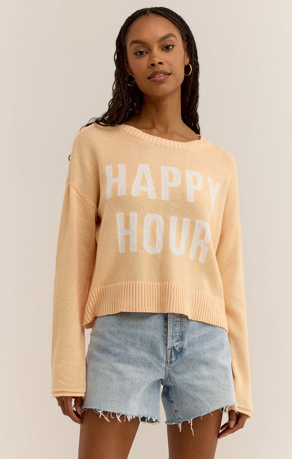 Sienna Happy Hour Sweater Grapefruit