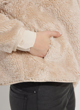 Elora Sherpa Fleece Jacket Light Almond