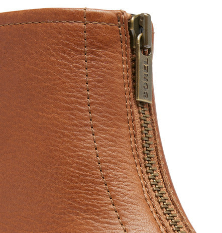 Joan Now Zip Boots Velvet Tan + Gum