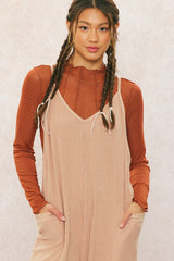 Mesh Metallic Polka Dot Top Brick