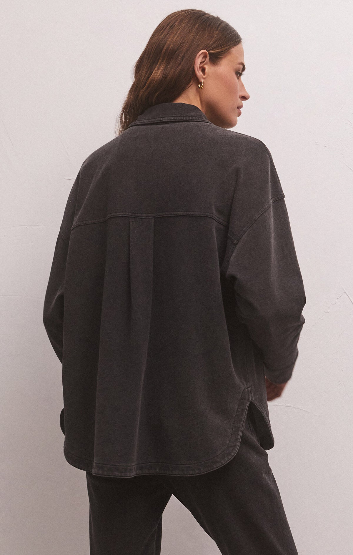 All Day Knit Denim Jacket Vintage Black