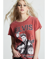 Sun Records X Elvis Presley Burnout Tee Chili Pepper