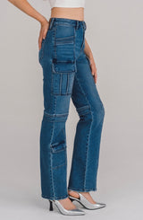 Tracey Cargo Straight Medium Dark