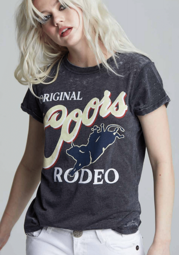Original Coors Rodeo Tee Black