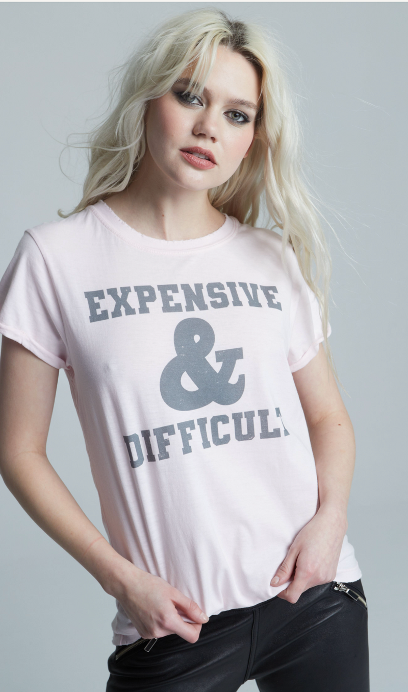 Expensive & Difficult Graphic Tee Petal