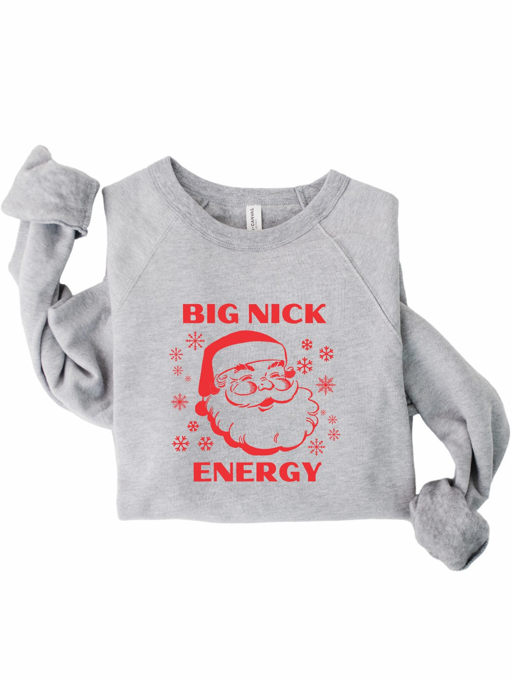 Big Nick Energy Crew Neck Sweatshirt Oxford Grey