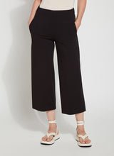Leila Crop Relax Wide Leg Black