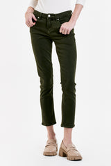 Blaire Hi Rise Slim Ankle Straight Pine
