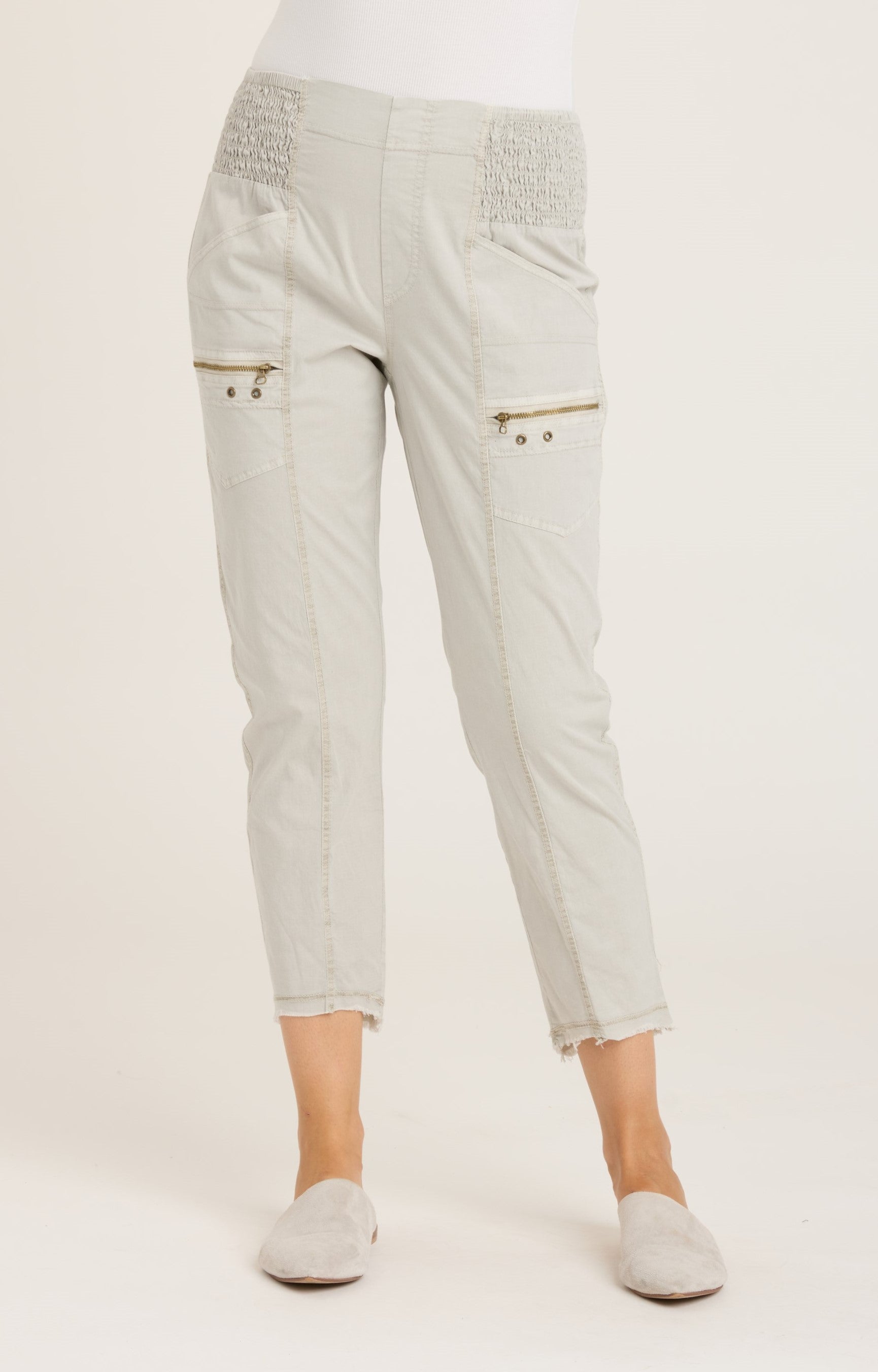 Acker Slim Pants Whitecap Pigment