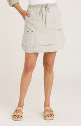 Hargen Tiered Skirt Whitecap Pigment