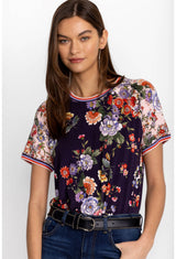 Janie Favorite Short Sleeve Elsa Floral Tee Multi