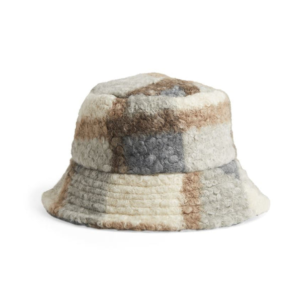 Phallen Plaid Sherpa Bucket Hat