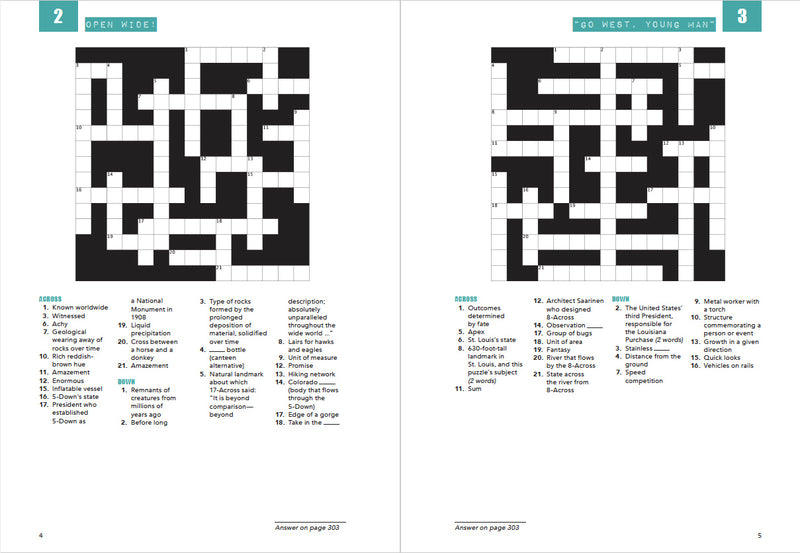 National Parks: 300 Crossword Puzzles