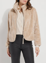 Elora Sherpa Fleece Jacket Light Almond