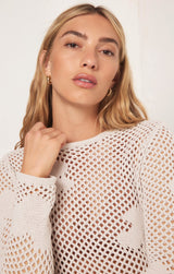 Blossom Floral Sweater Natural