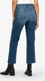 Kelsey High Rise Ankle Flare Jeans Royal