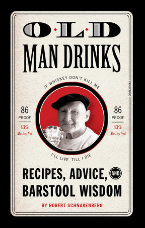 Old Man Drinks Book